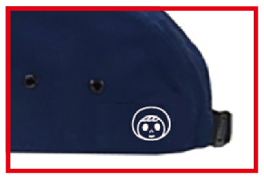 キャップのプリント領域