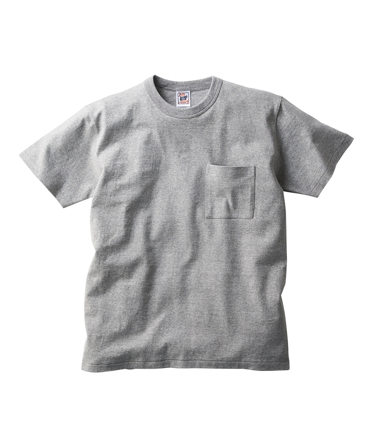 オープンエンド マックスウェイト バインダーネック ポケットTシャツ