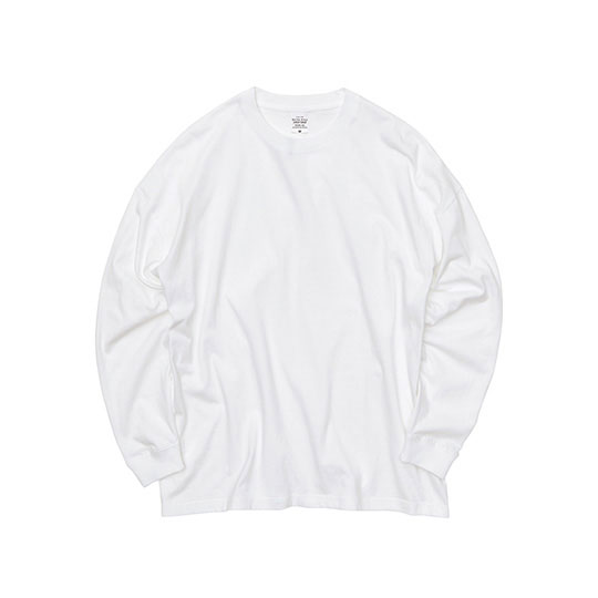 5.6オンス ビッグシルエット ロングスリーブ Tシャツ（1.8インチリブ）