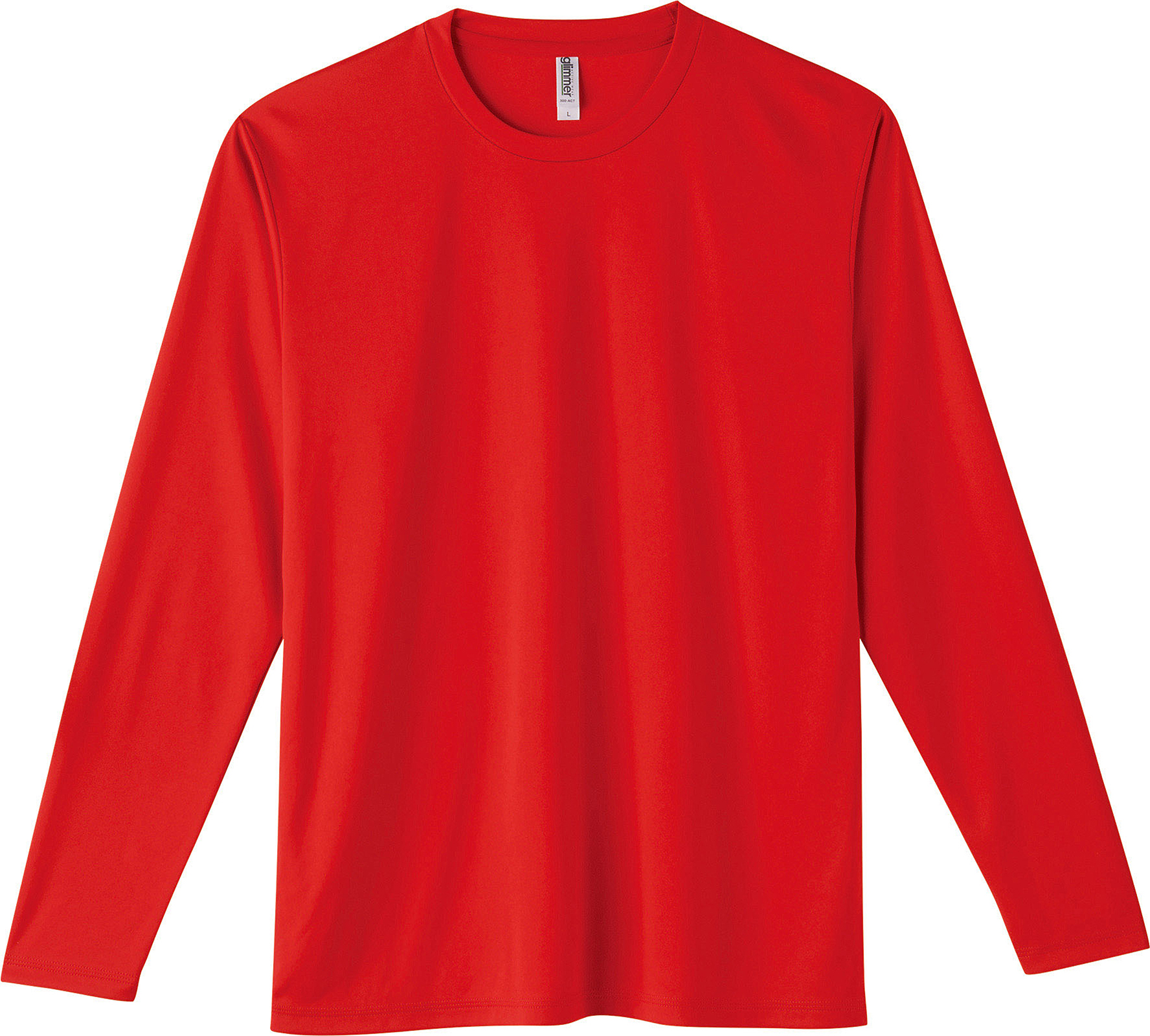 3.5オンス インターロック ドライ長袖Tシャツ